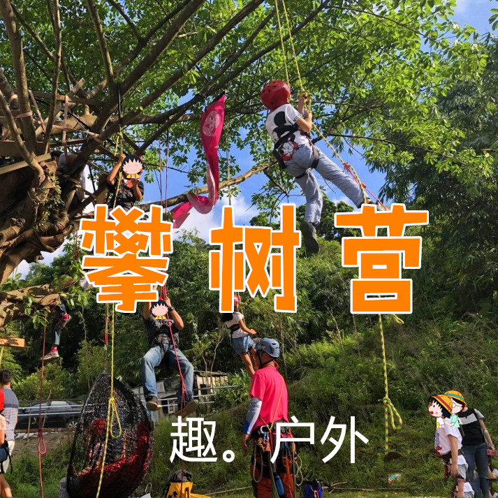 【1日攀树营】绳结初级—攀树挑战丨给予孩子探索世界的勇气
绳结理论+绳结实操+低空扁带+攀树挑战+创意逃脱